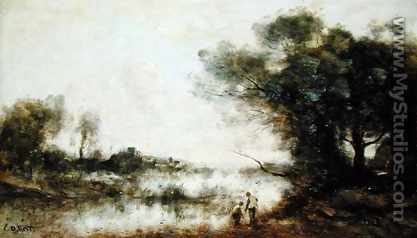 The Pond - Jean-Baptiste-Camille Corot