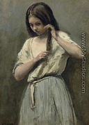 Young Girl at her Toilet - Jean-Baptiste-Camille Corot