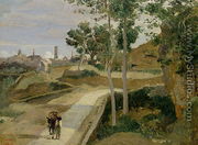 Road from Volterra - Jean-Baptiste-Camille Corot