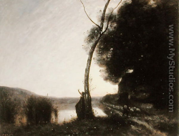 The Evening Star, 1864 - Jean-Baptiste-Camille Corot