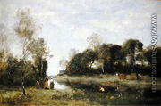 Souvenir of the Bresle at Incheville - Jean-Baptiste-Camille Corot