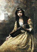 La Zingara, c.1865 - Jean-Baptiste-Camille Corot