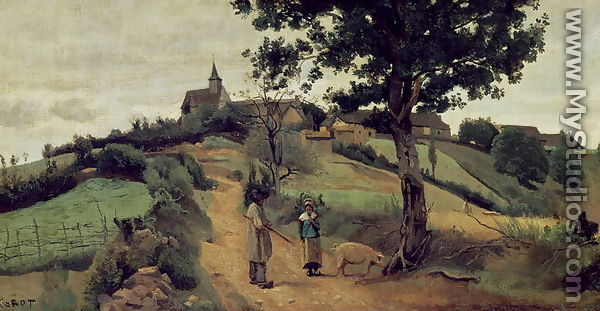Saint-Andre-en-Morvan, 1842 - Jean-Baptiste-Camille Corot