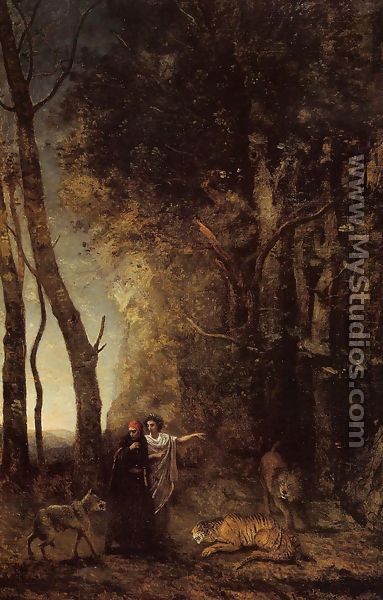 Dante and Virgil - Jean-Baptiste-Camille Corot