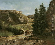 Landscape near Ornans, c.1858 - Gustave Courbet