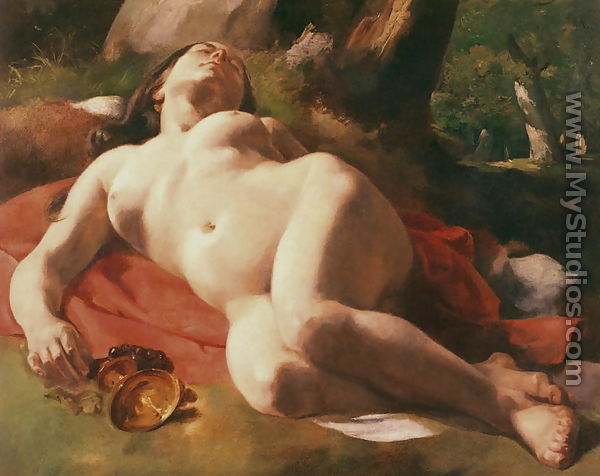La Bacchante, c.1844-47 - Jean-Baptiste-Camille Corot