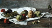 Apples, pears and grapes - Gustave Courbet