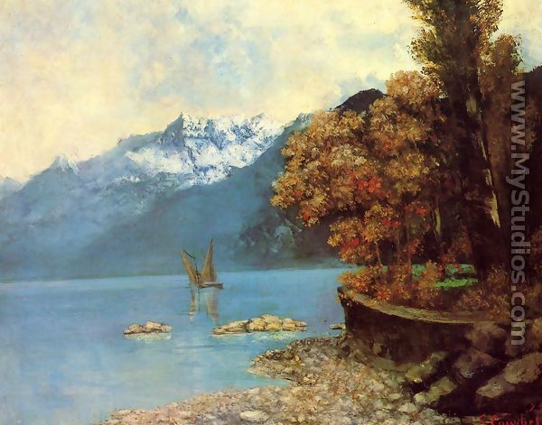 Lake Leman, 1874 - Gustave Courbet