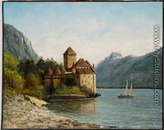 The Castle of Chillon, Evening, c.1872 - Gustave Courbet