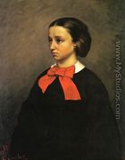 Portrait of Madame Jacquet - Gustave Courbet