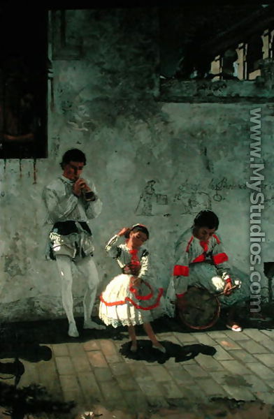 Street Scene in Seville - Thomas Cowperthwait Eakins