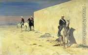The Watch (The White Wall), c.1871 - Giovanni Fattori