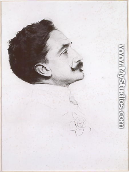 Portrait of Robert de Montesquiou (1855-1921) - Paul Cesar Helleu