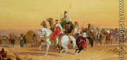 An Arab caravan - John Frederick Herring Snr
