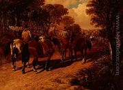 Coach Horses and Grooms on a Path - John Frederick Herring, Jnr.