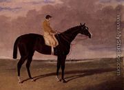 Queen of Trumps, a bay racehorse with jockey - John Frederick Herring, Jnr.