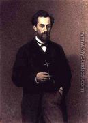 Portrait of Mikhail Konstantinovich Klodt (1832-1902), 1871 - Ivan Nikolaevich Kramskoy