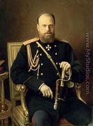 Portrait of Emperor Alexander III (1845-94) 1886 - Ivan Nikolaevich Kramskoy