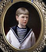 Portrait of a Boy, possibly Prince Anatoly Levin - Ivan Nikolaevich Kramskoy