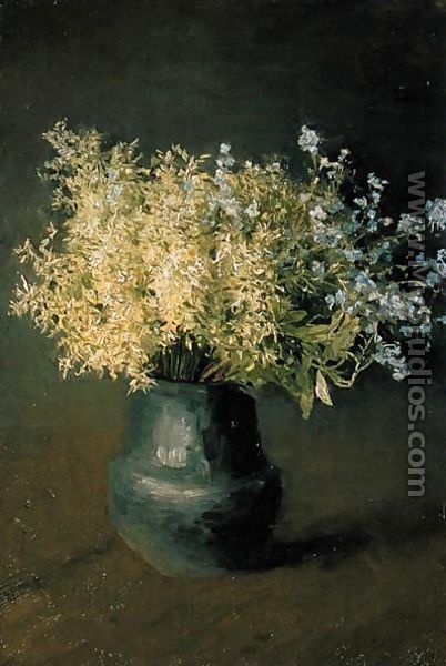 Wild Lilacs and Forget-Me-Nots, 1889 - Isaak Ilyich Levitan