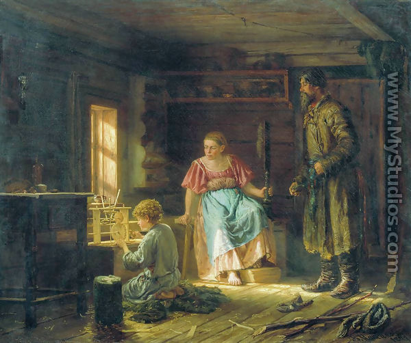 Boy-engineer, 1871 - Vasily Maximov