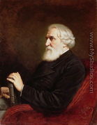 Portrait of Ivan Sergeevich Turgenev (1818-83) 1872 - Vasily Perov