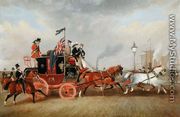 'The Last of the Mail Coaches- The Edinburgh-London Royal Mail at Newcastle-upon-Tyne, 5th July 1847, 1848 - James Pollard