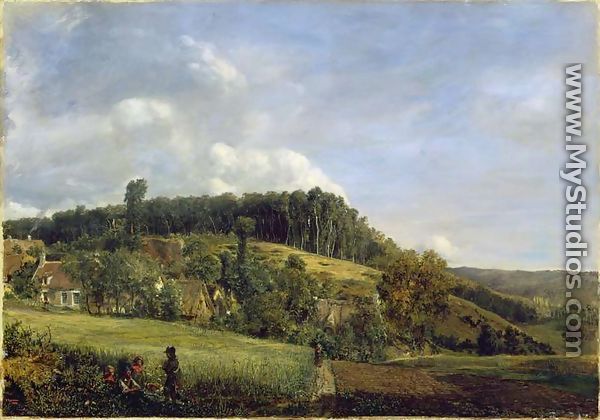 Forest Glade near a Village, 1833 - Theodore Rousseau