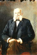 Portrait of Ivan Gontcharov, 1888 - Nikolai Aleksandrovich  Yaroshenko