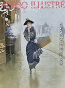 Young Parisian hatmaker, cover illustration of Figaro Illustre, February 1892 - Jean-Georges Beraud