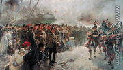 Landing of the First Canadian Division at St. Nazaire, 1915 - Edgar Bundy