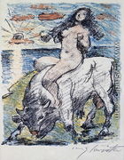 The Rape of Europa, from 'Der Venuswagen' by Friedrich Schiller, - Lovis (Franz Heinrich Louis) Corinth