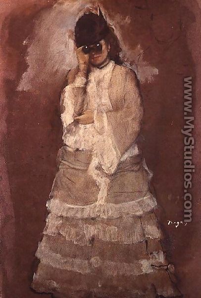 Lady with Opera Glasses, 1875-76 - Edgar Degas