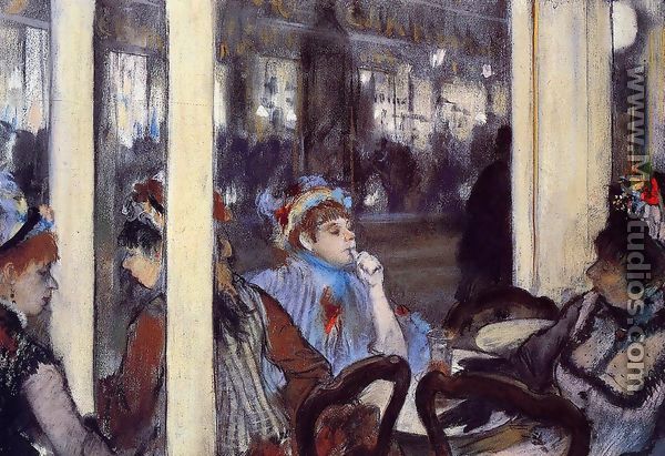 Women on a Cafe Terrace, 1877 - Edgar Degas