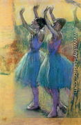 Two Blue Dancers - Edgar Degas