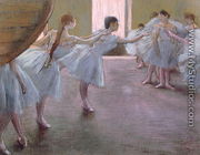 Dancers at Rehearsal, , 1875-1877 - Edgar Degas