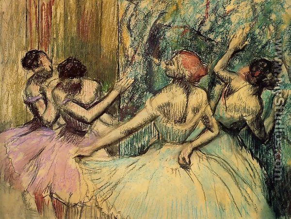 Dancers in the Wings, c.1899 - Edgar Degas