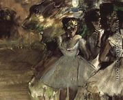 Three Dancers in the Wings, c.1880-85 - Edgar Degas