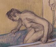 In the Bath, c.1883 - Edgar Degas