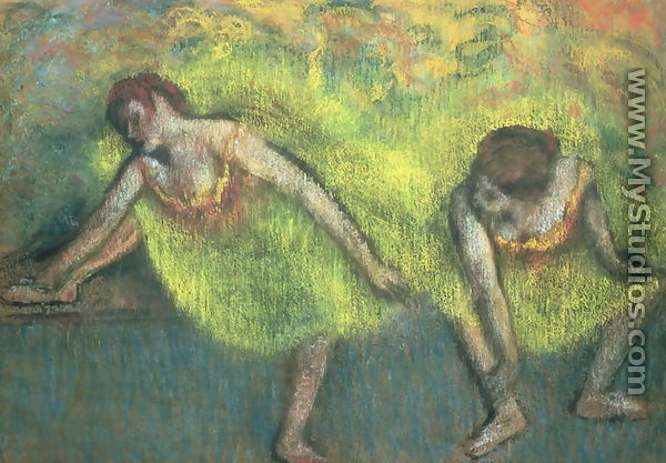 Two dancers relaxing - Edgar Degas
