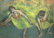 Two dancers relaxing - Edgar Degas