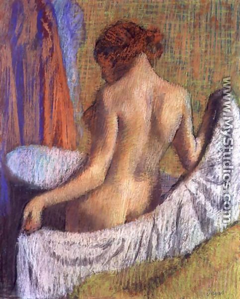 After the Bath, woman with a Towel, c.1885-90 - Edgar Degas