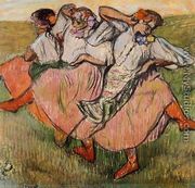 Three Russian Dancers - Edgar Degas