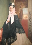 Therese de Gas (1842-95), sister of the artist, later Madame Edmond Morbilli, c.1863 - Edgar Degas