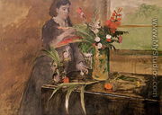 Young woman arranging flowers, 1872 - Edgar Degas