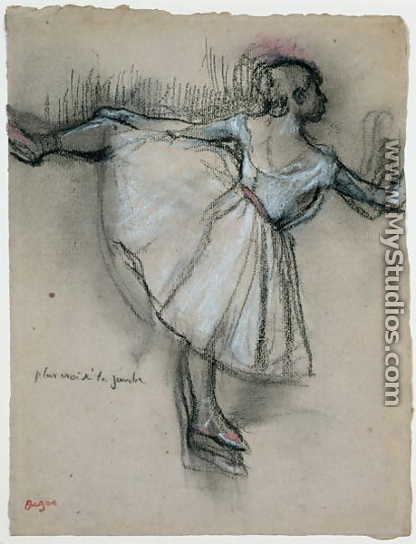 Dancer at the Bar, c.1885 - Edgar Degas