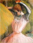 Dancer arranging her hair, c.1900-12 - Edgar Degas