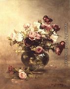 Vase with Roses - Eva Gonzales