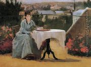 Afternoon Tea or On the Terrace, 1875 - Eva Gonzales