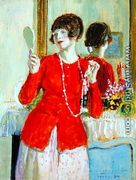 Woman with a Mirror - Frederick Carl Frieseke